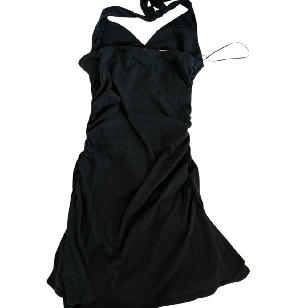 NWT Anthropologie The Ariana Halter Mini Dress Celandine - Picture 4 of 4